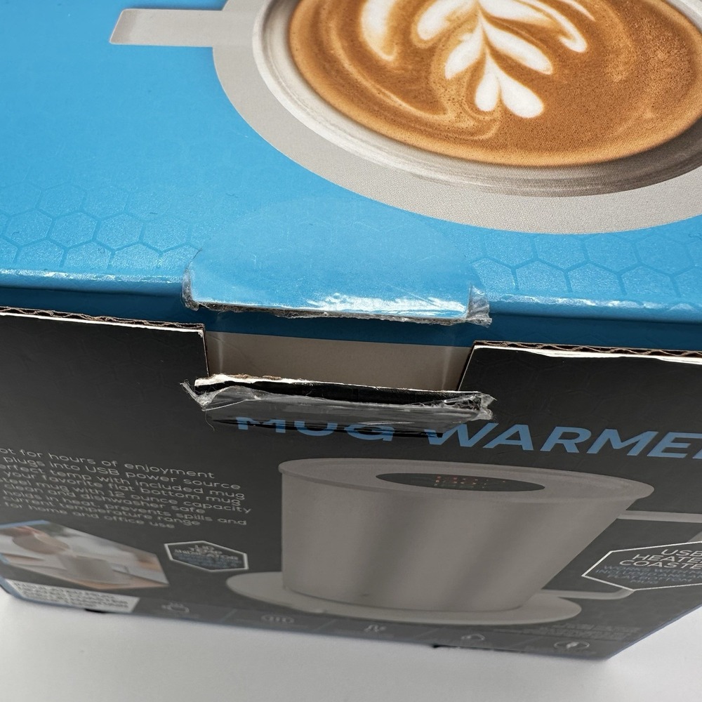 SmartGear Heated Mug Warmer Set 12oz Stainless Steel USB Gray STG-6869-KB - Picture 6 of 9
